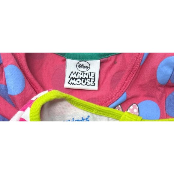 Baby Girl's - 3 Dresses - Minnie Mouse, Floral &‎ Stripes, - Size - 24 M - Picture 12 of 12